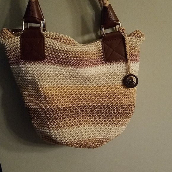 The Sak tan stripe crochet hobo - Picture 3 of 5